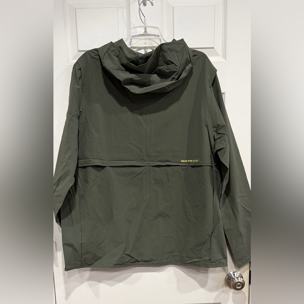 Cotopaxi Men's XL Vuelta Performance Windbreaker Fatigue Green Jacket NWT UPF 50 - Picture 3 of 7